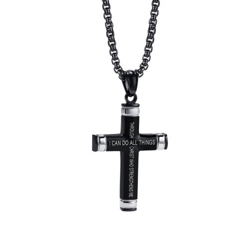 Wholesale Stainless Steel Cross with Scriptures