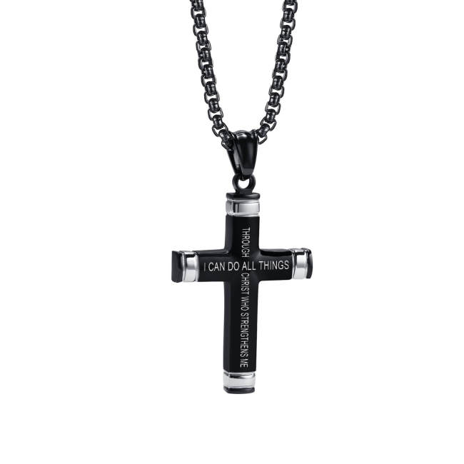 Wholesale Stainless Steel Cross with Scriptures