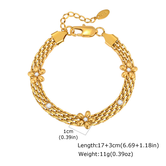 Wholesale Stainless Steel Mesh Chain Bracelet