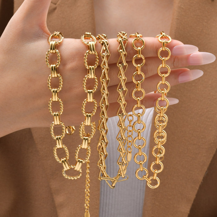 Wholesale Gold Plated Chain Necklace for Women