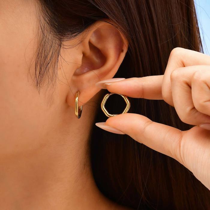 Wholesale Stainless Steel Modern Earrings