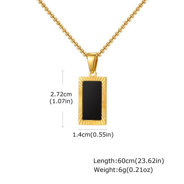 Wholesale Stainless Steel Square Pendant