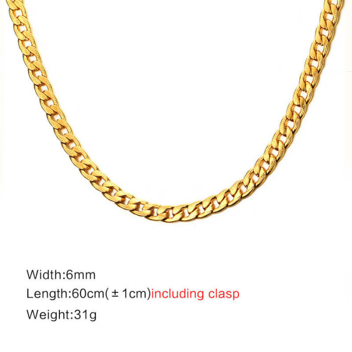 Wholesale Stainless Steel Classic Mens NK Necklace