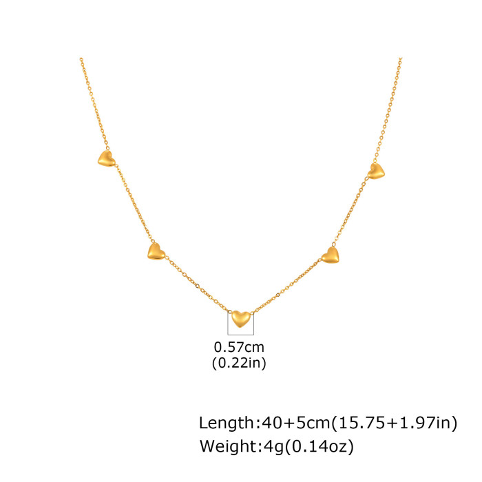 Wholesale Stainless Steel Girls Sweet Necklace
