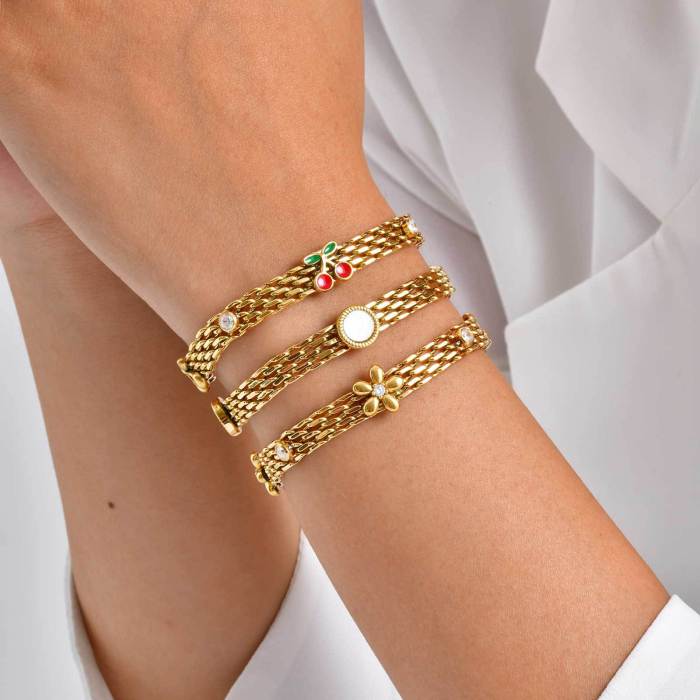 Wholesale Stainless Steel Mesh Chain Bracelet
