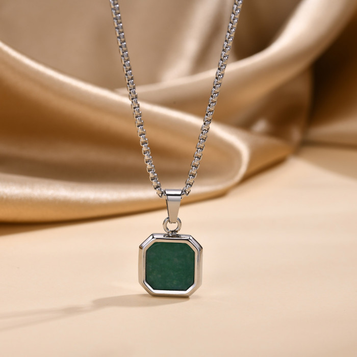 Wholesale Stainless Steel Pendant with Stone