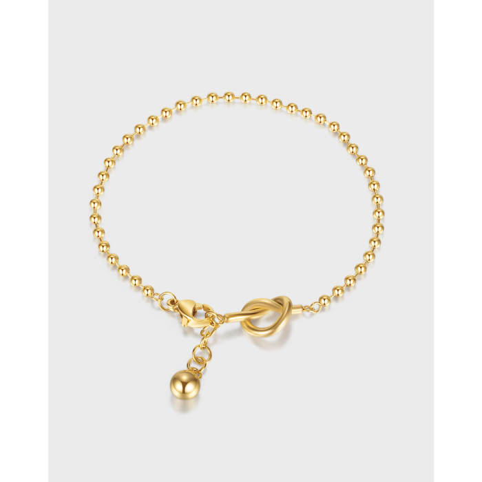 Wholesale Stainless Steel Ball Chain Bracelet with Bead