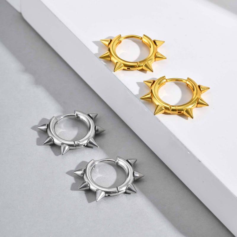 Wholesale Stainless Steel Rivet Earrings