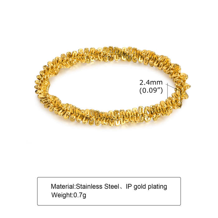 Wholesale Stainless Steel 2023 Fashion Chain Ring