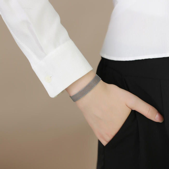 Wholesale Stainless Steel Women's Mesh Bracelet