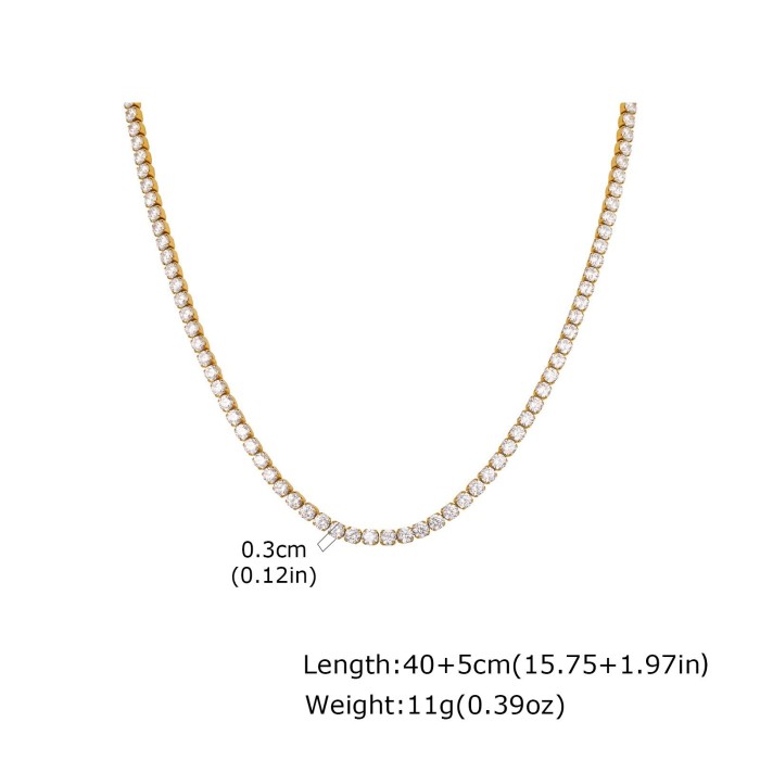 Wholesale Stainless Steel Diamond Tennis Bracelet Anklet