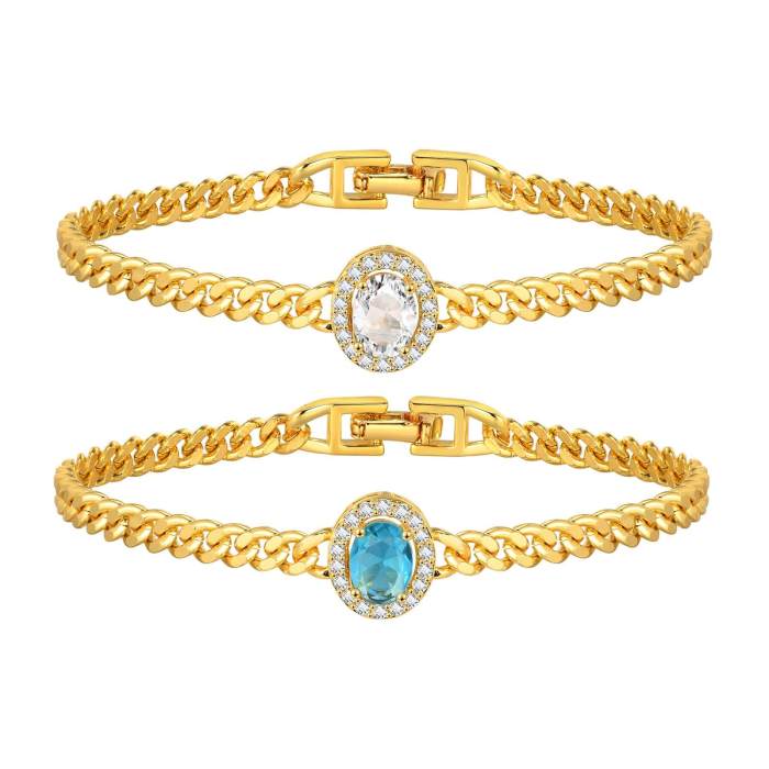 Wholesale Women Copper Zirconia Bracelet
