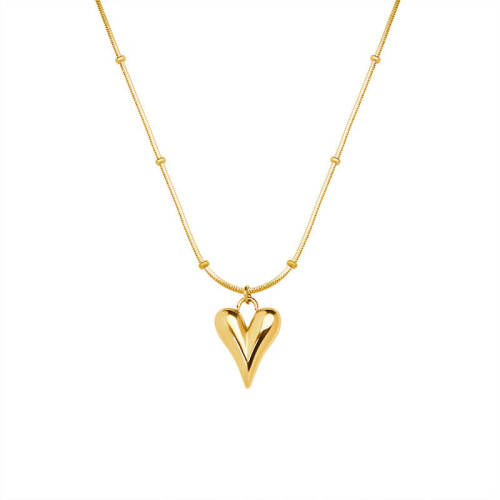 Wholesale Stainless Steel Love Juliet Necklace