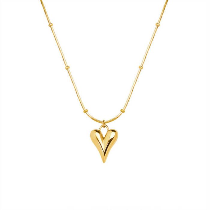 Wholesale Stainless Steel Love Juliet Necklace