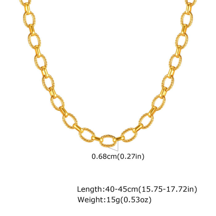 Wholesale Stainless Steel Embossed Handmade Bracelet Necklace