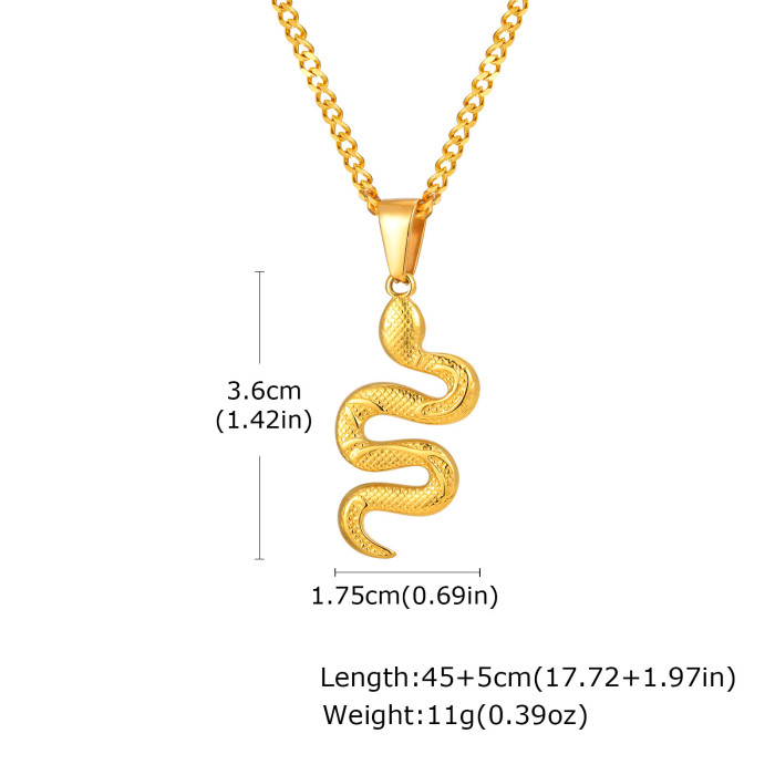 Wholesale Stainless Steel Snake Pendants