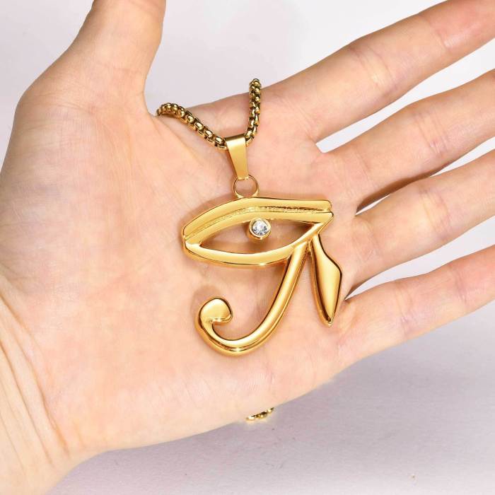 Wholesale Stainless Steel Eye of Horus Pendant