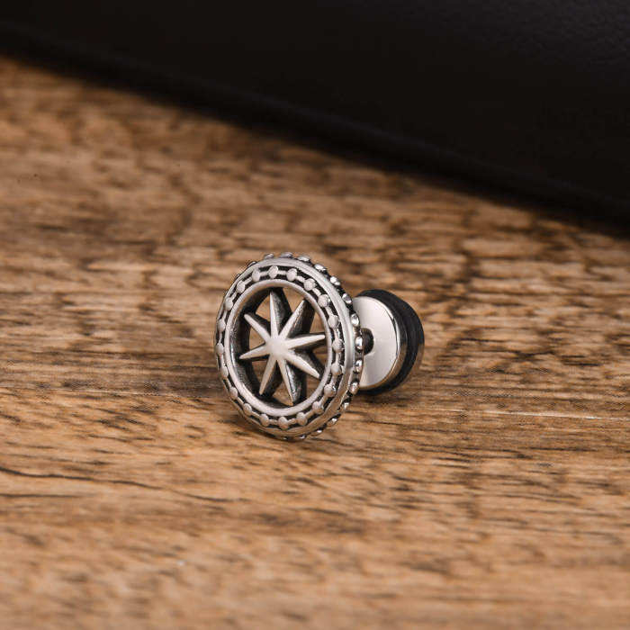 Wholesale Stainless Steel New Style Mens Stud Earrings