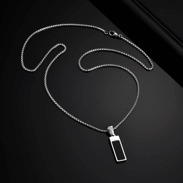 Wholesale Stainless Steel Rectangular Pendant