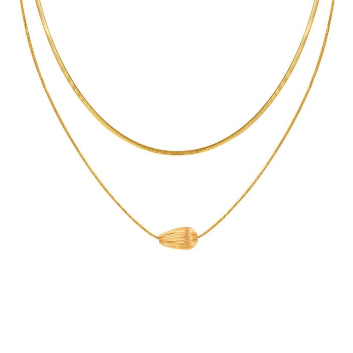 Wholesale Stainless Steel Stacking Necklace