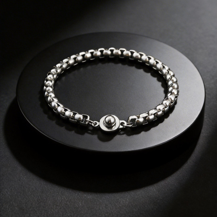 Wholesale Stainless Steel Round Bead Bracelet