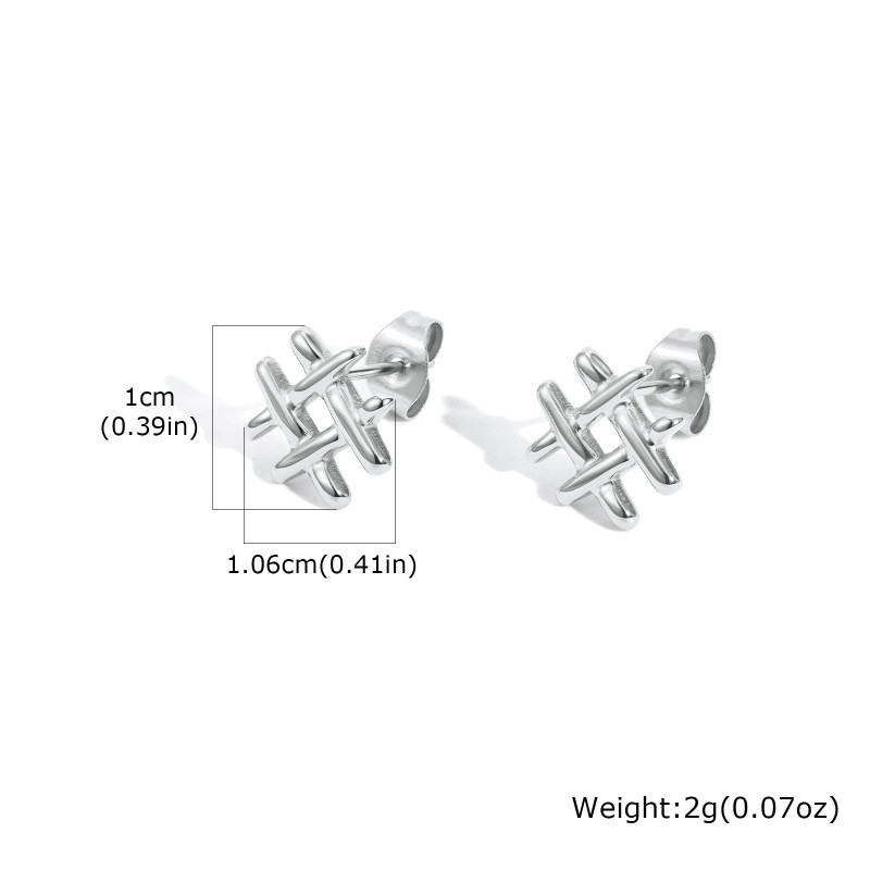 Wholesale Stainless Steel Niche Mini Earrings