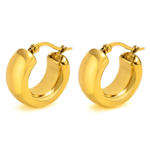 Wholesale Stainless Steel Thick Chunky Hoop Earrings