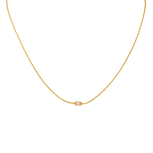 Wholesale Stainless Steel Dainty Crystal Choker