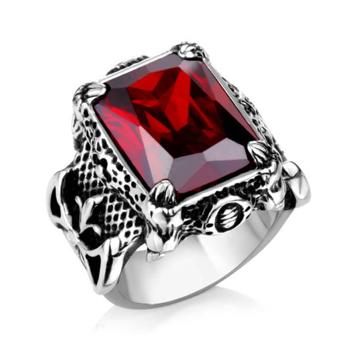 Wholesale Stainless Steel Gemstone Ring