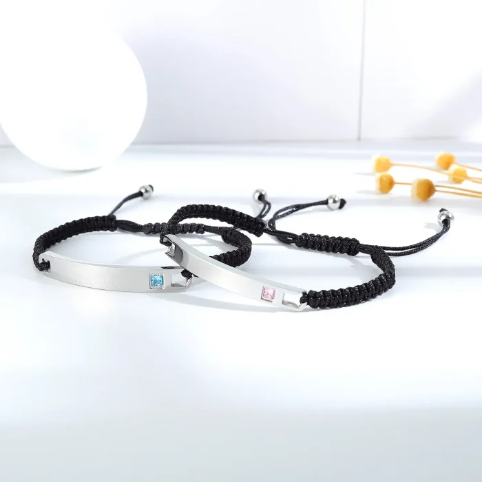 Wholesale Stainless Steel Couple Id Bracelets