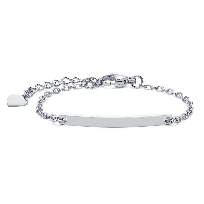 Wholesale Stainless Steel Engraved Kids Bracelet