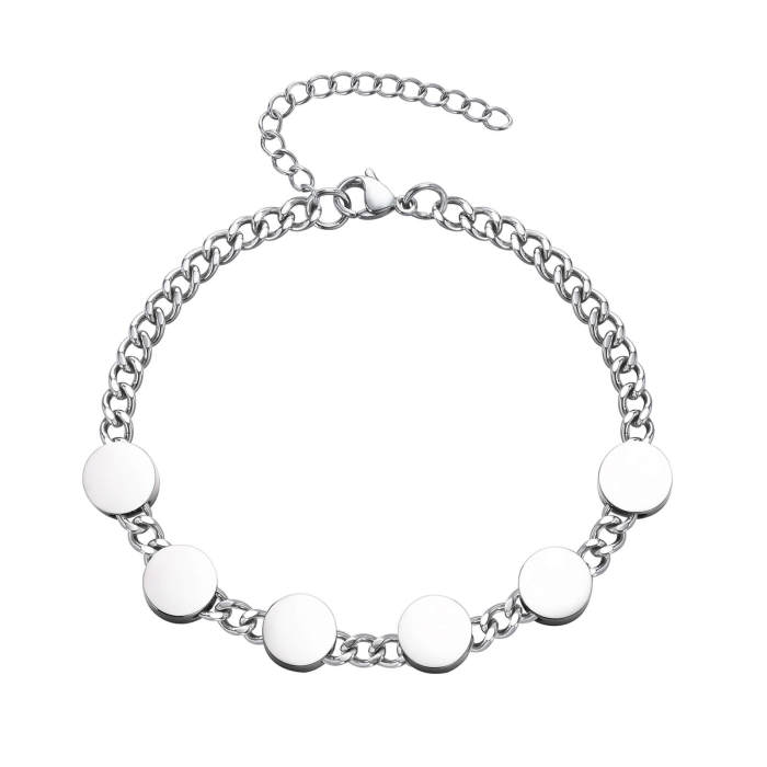 Wholesale Stainless Steel Personalized Beads Bracelet