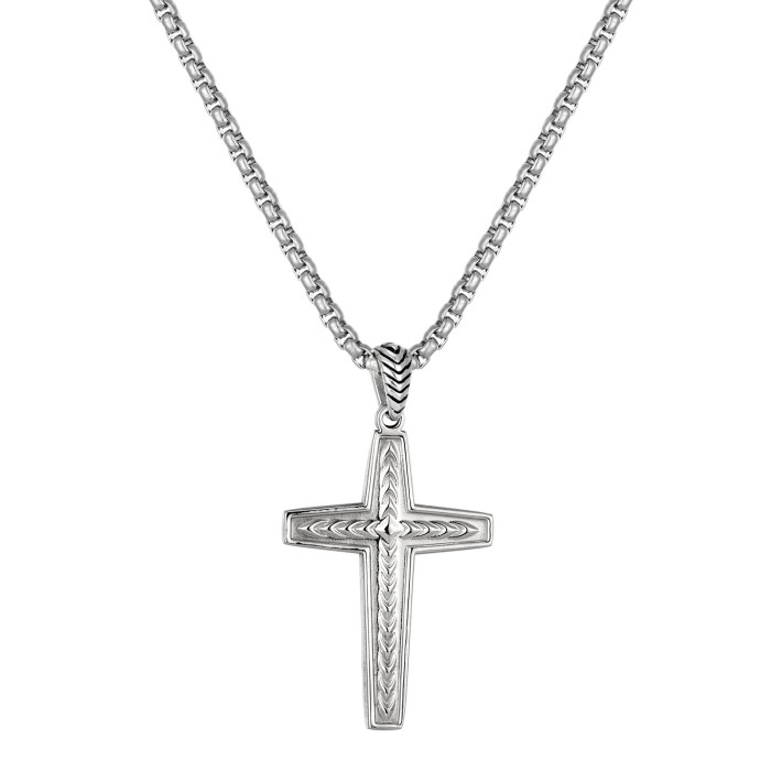 Wholesale Men's Stainless Steel Cross Pendant