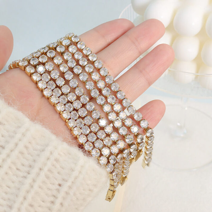 Wholesale Stainless Steel 4MM Tennis Bracelet