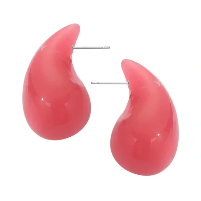 Wholesale Marbled Resin Chunky Earrings