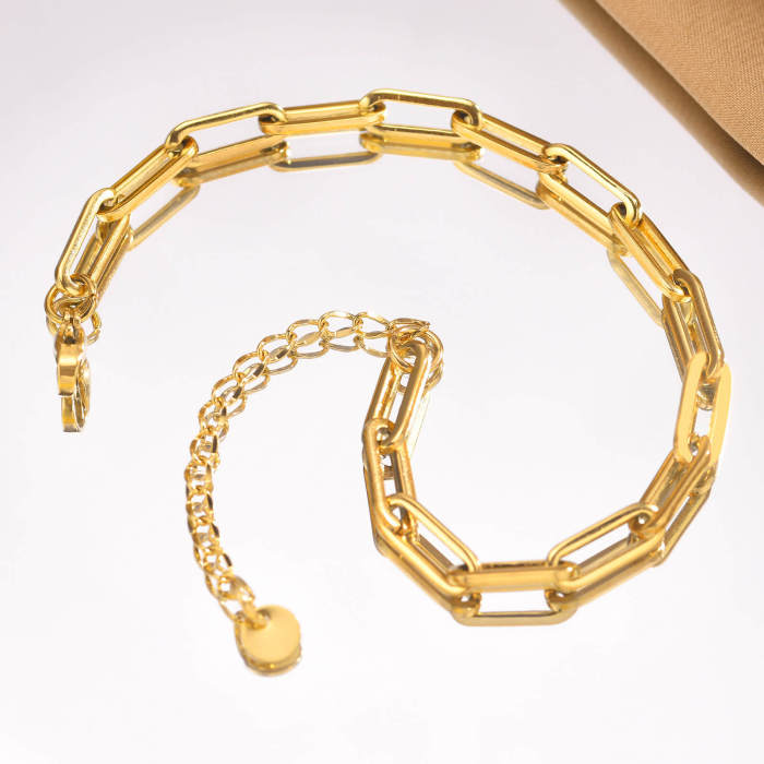 Wholesale Stainless Steel 5MM Paperclip Link Bracelets