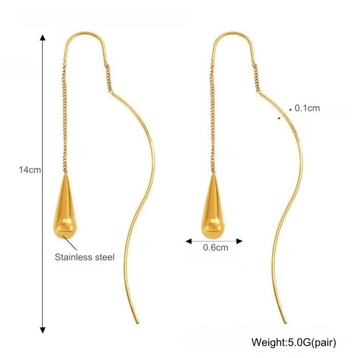 Wholesale Stainless Steel Drop Earring