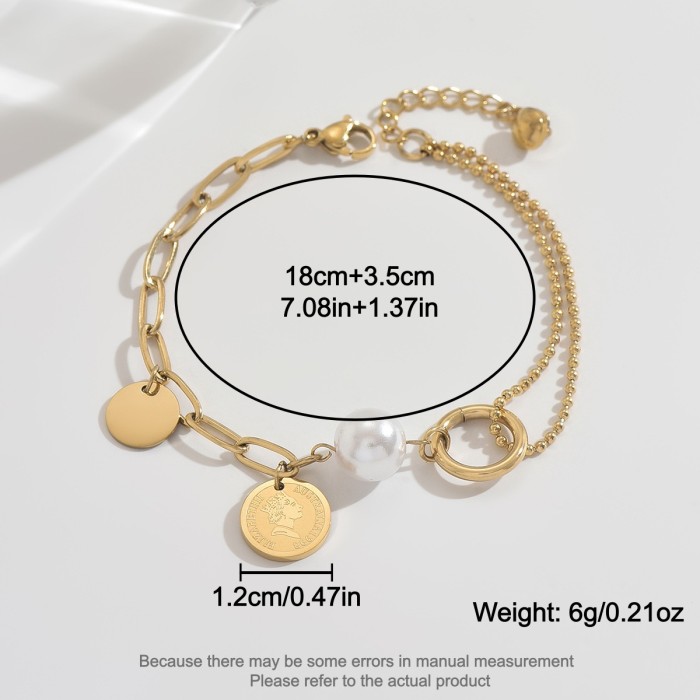 Wholesale Stainless Steel Paperclip Link Bracelet