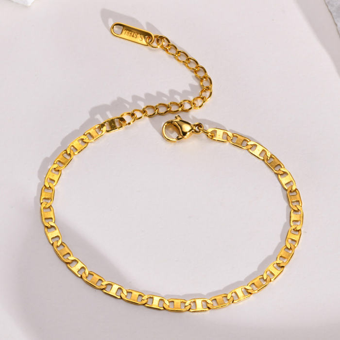 Wholesale Stainless Steel Thin Marina Chain Set