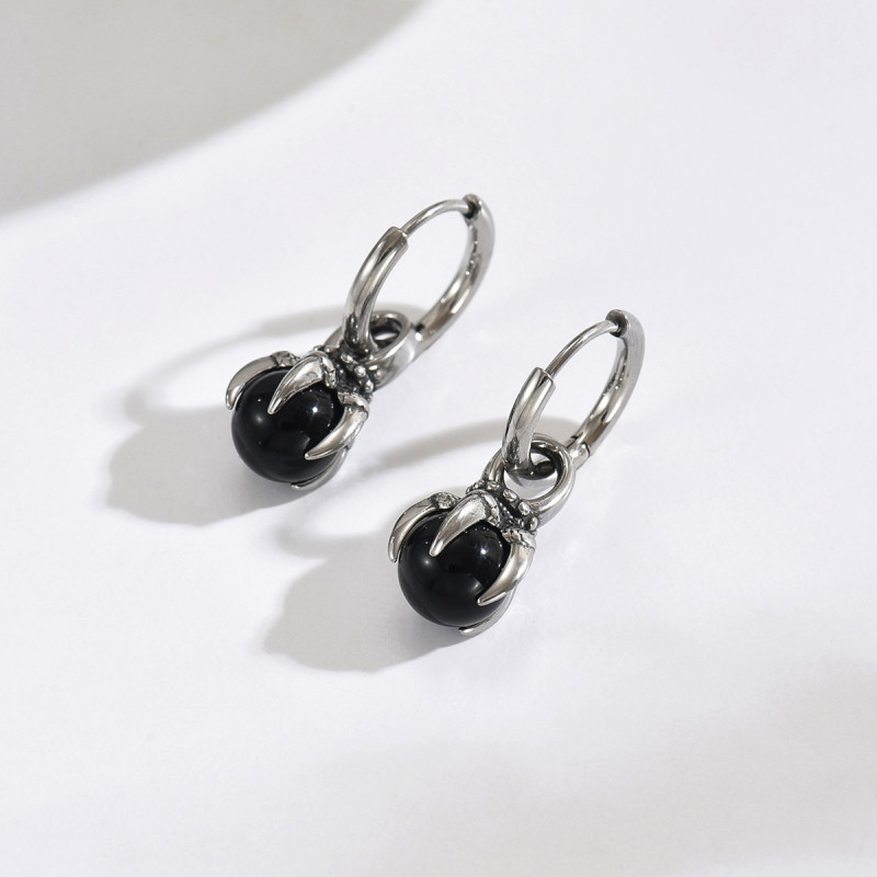 Wholesale Stainless Steel Dragon Claw Earrings