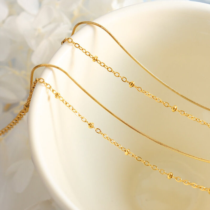 Wholesale Stainless Steel Elegant Snake Chain Bracelet