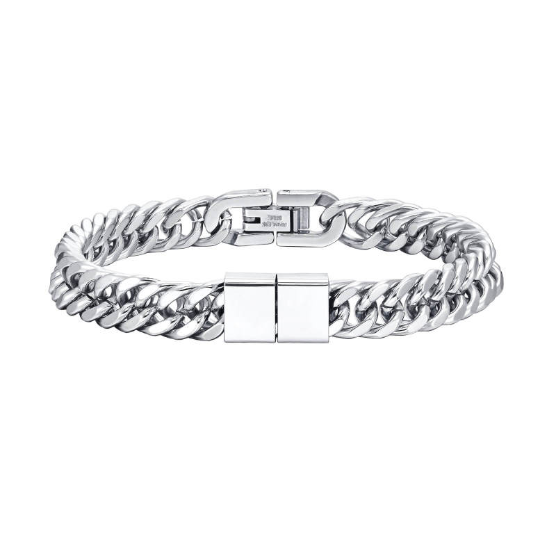 Wholesale Stainless Steel DIY Cuban Link Bracelet