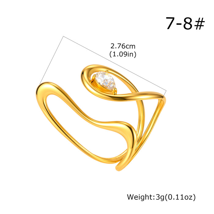 Wholesale Stainless Steel Abstract Ring