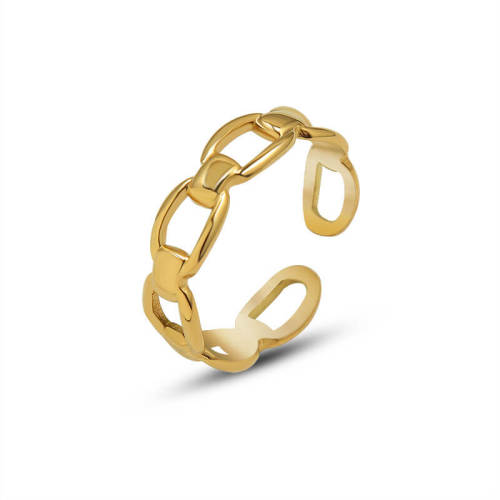 Wholesale Stainless Steel Women Link Chain Open Ring