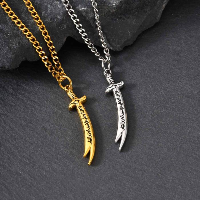 Stainless Steel Dagger Necklace Wholesale