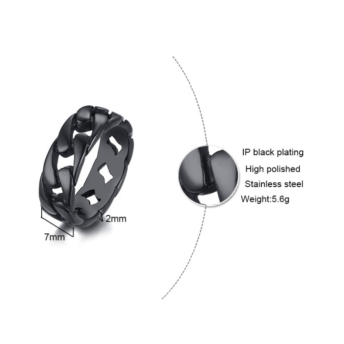 Wholesale Stainless Steel Carbin Chain Ring