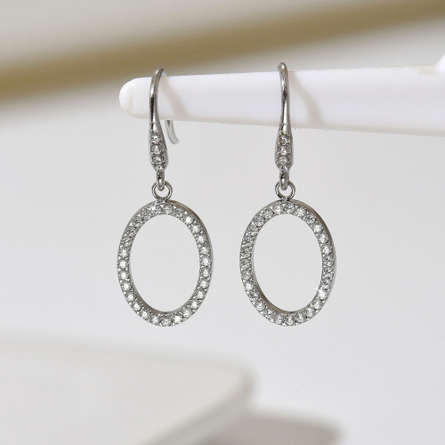 Wholesale Stainless Steel Oval Hoop Earrings