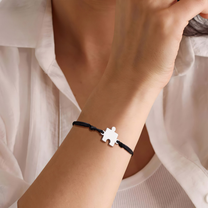 Wholesale Stainless Steel Puzzle Friendship Bracelet