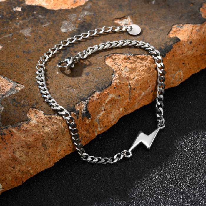 Wholesale Stainless Steel Lightning Bracelet