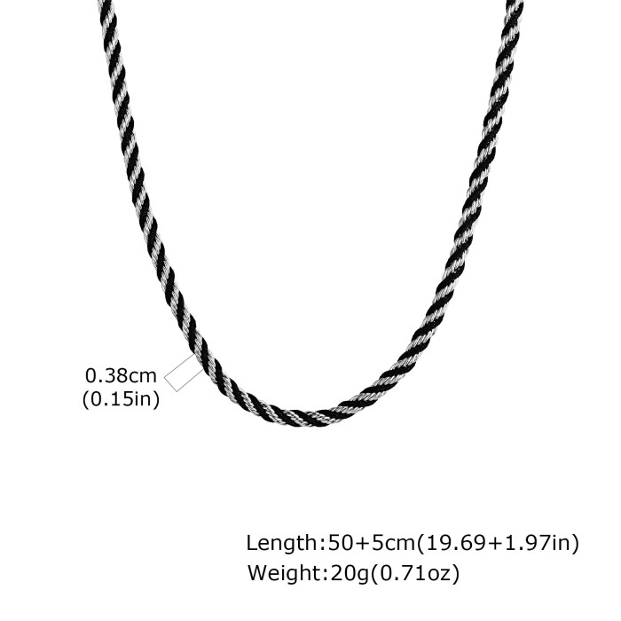 Wholesale Stainless Steel Braided Rope Twist Bracelet
